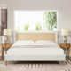 Billingsly Upholstered Cane-Back Bed