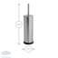 Harbour Housewares Round Toilet Brushes with Holder-2118485228