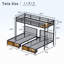 Triple lit superposé pour enfants, 3 lits superposés pour 3 personnes, lits superposés en métal, séparé en 3 lits simples, structure à bruit réduit