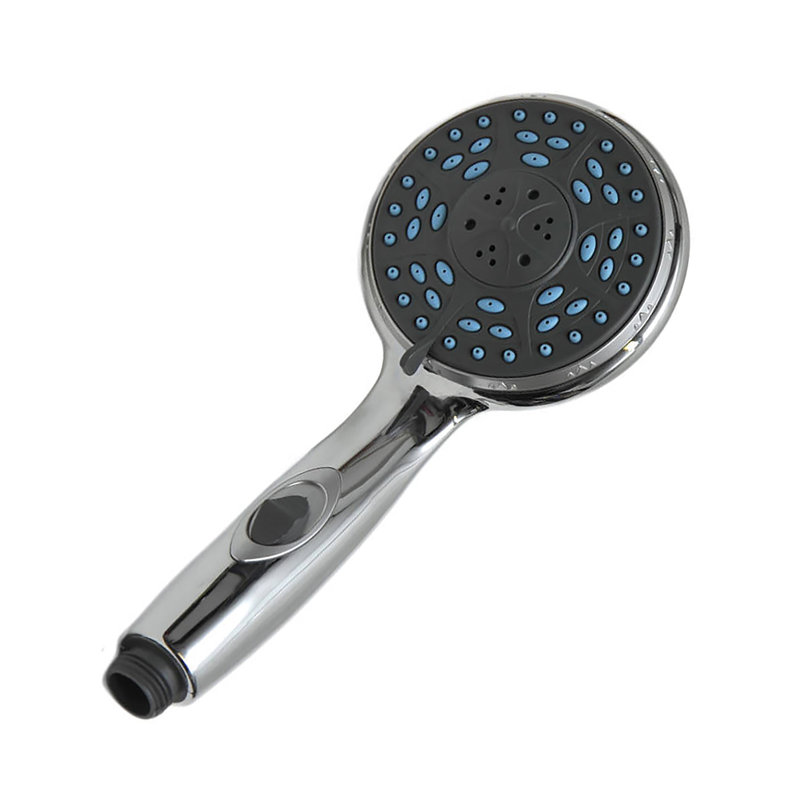 Chrome Handheld Shower Head with Pulse and Rain Settings