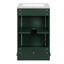 Meuble-lavabo de style shaker de 20,1 po x 18,4 po et 33,8 po avec lavabo, porte simple à fermeture en douceur et rangement pour petits articles de base en céramique de 20 po-130603204