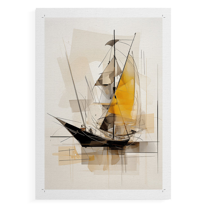 NAUTICAL Series CECLXII - Impression sur toile seulement - NON CADRE, H 60 po x l 40 po