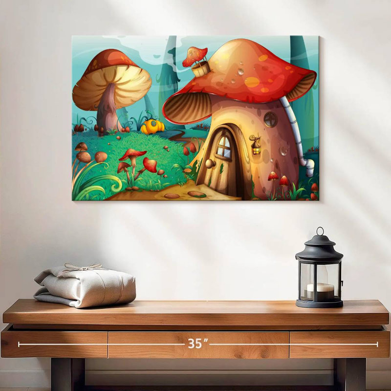 Ashelle Mushroom House, H 16 po x l 24 po
