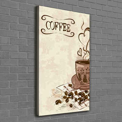 Aromatic Coffee - Wrapped Canvas Print