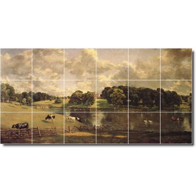 72"" x 36"" Ceramic Painting Decorative Mural Tile 12"" x 12 -  Picture-Tiles.com, W01977-XL