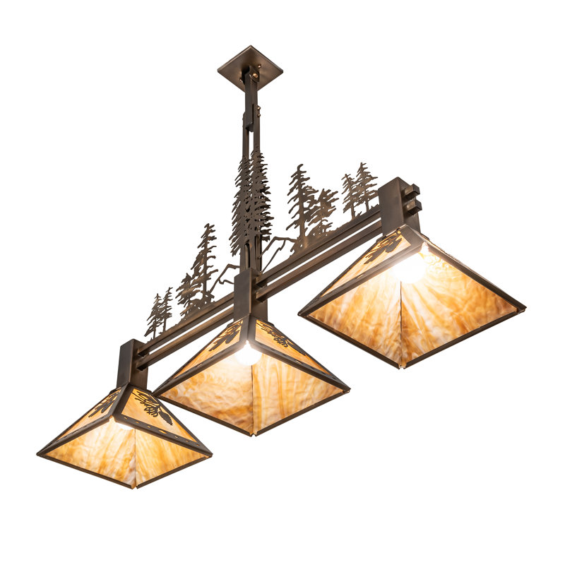 Rustic Lodge 3 - Light Pendant, Beige