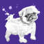 Vivid Puppies IV Painting by Elle Youngstrom-26761546