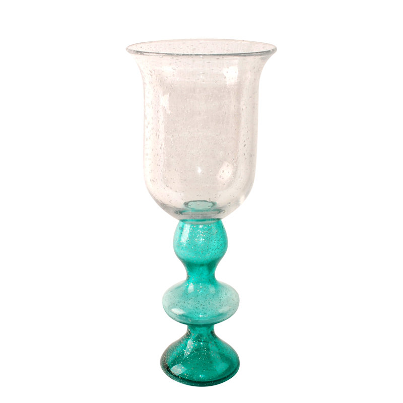 Cyrene 15.75'' H Glass Tabletop Hurricane