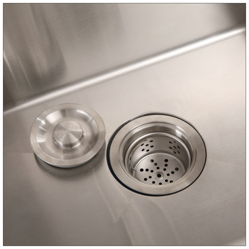 24In Stainless Steel Washing Sink W/ Faucet Hoses And Drain Head Only(Update)