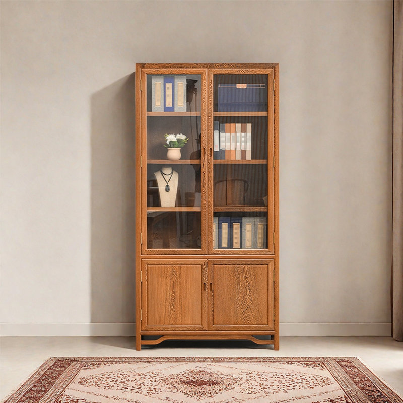 Okamoto, (4 Shelves) 77.95"H x 33.46"W x 13.78"D