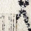 Tapis noir / ivoire en laine et coton Amajah-391986577