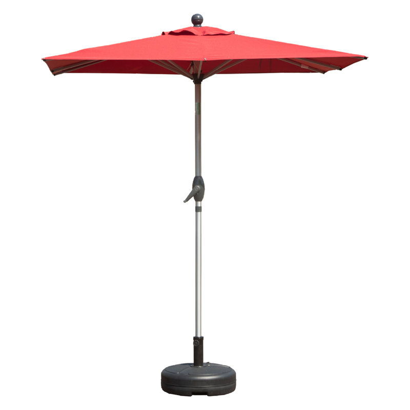 Parasol de patio polyvalent en aluminium à manivelle pour tous les rassemblements dans la cour