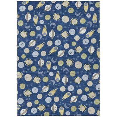 Machine Washable Indoor/Outdoor Chantille ACN2581 Kids Rug