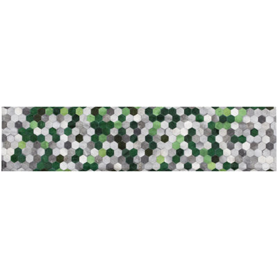 Tapis vert / gris Angulo