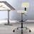 Ardjan Elevate Your Workspace with Rolling stool for office, Adjustable Drafting Stool with Footrest, Office Stool Adjustable Height-589348233