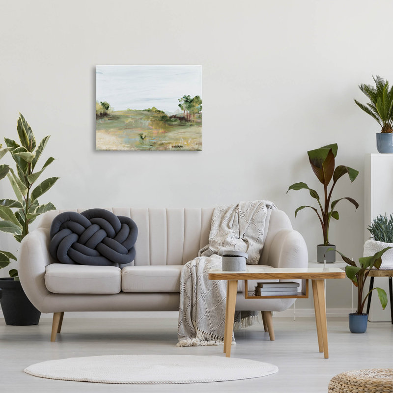 «Grassland Nature Horizon Scene», art mural par Robin Maria, H 24 po x l 30 po x P 1,5 po