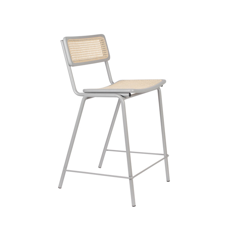 Jort 26" Counter Stool, Gray, Counter Stool (26” Seat Height)