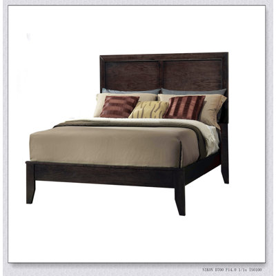 Espresso Panel Bed