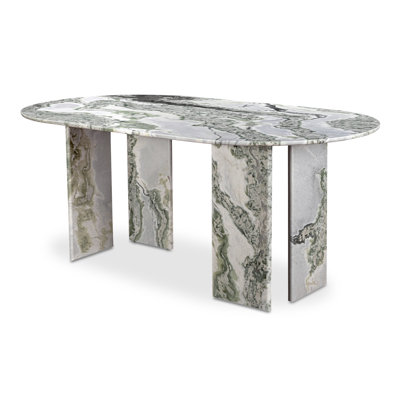 Celia Oval Marble Dining Table