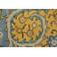 Tapis traditionnel rétro vert 10 x 13