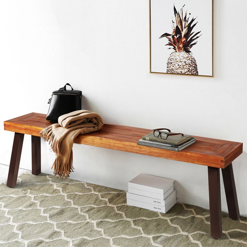 Banc de pique-nique en bois Leffel