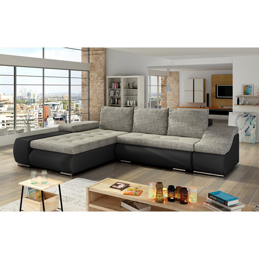 Ecksofa Gilbreath mit Bettfunktion