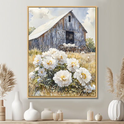 Pe pivoines près de la laiterie