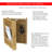 Solid Wood Wall Organizer
