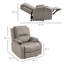 Sossio 87cm Wide Standard Recliner-657789964