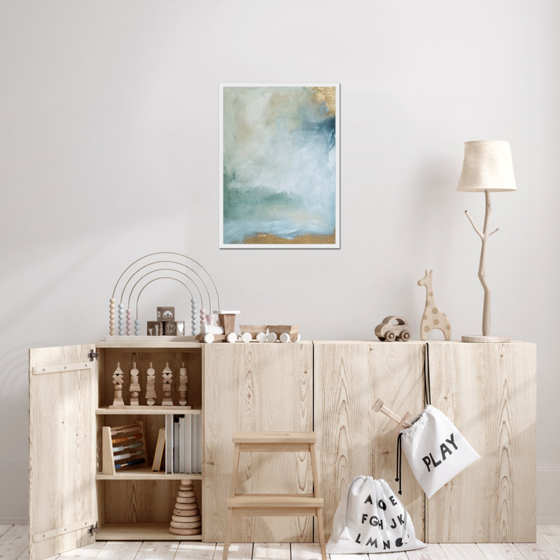 Imprint III by Julia Contacessi - Painting, 50cm H x 34cm W, White Framed Paper Print