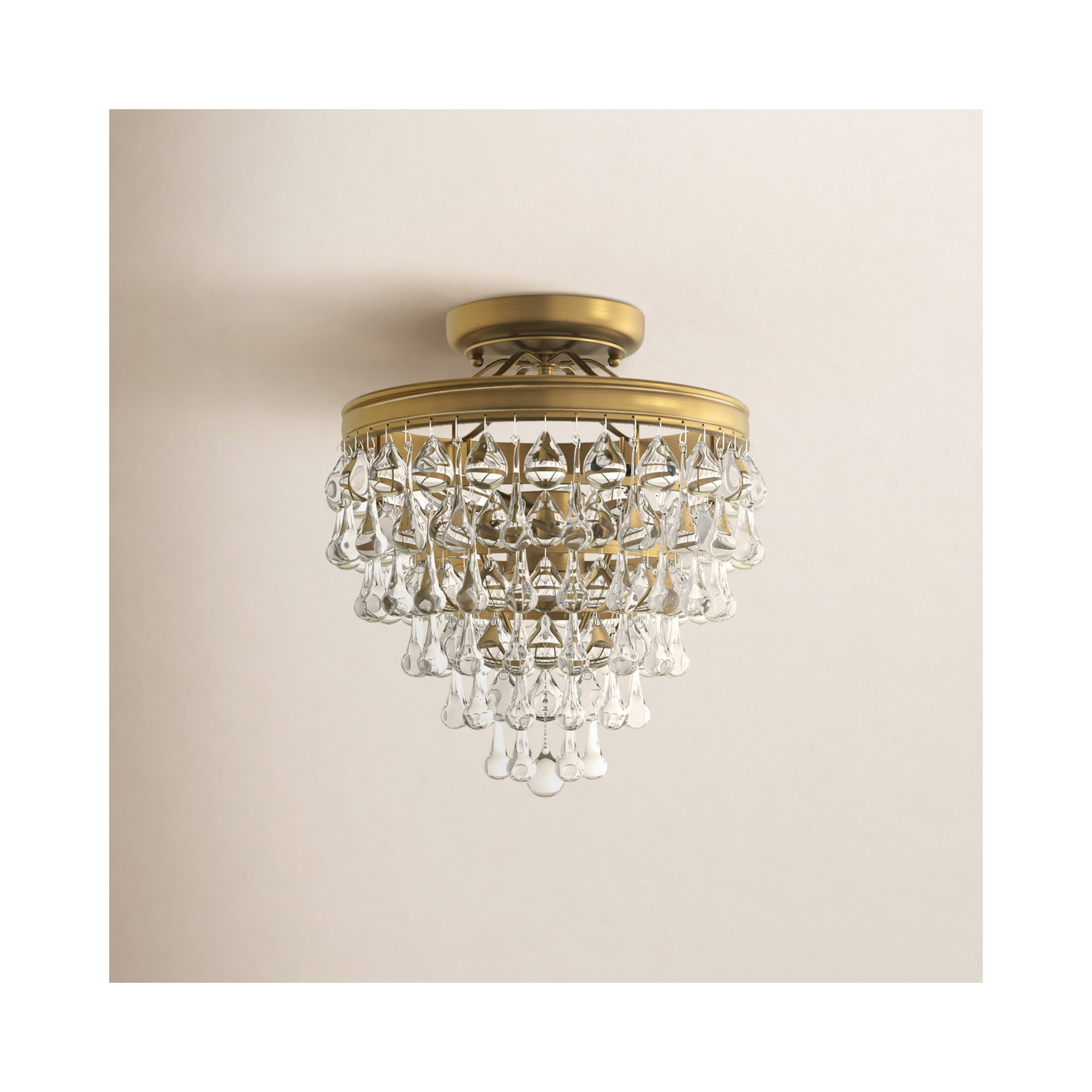Alto 3 Light Crystal Dimmable Pendant