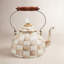Mocha Check 3 Quart Tea Kettle