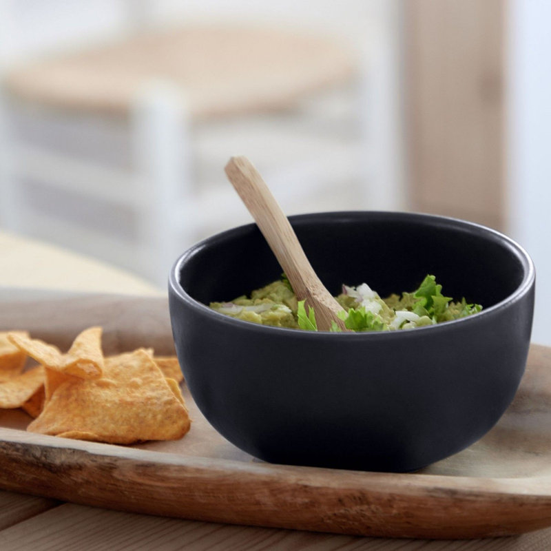 Casafina Pacifica Handmade Stoneware Dessert Bowl, Vanilla