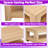 Double Layer MDF Coffee Table, Rectangular Design-1209106996