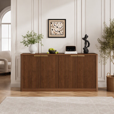 Armoire de rangement 59 po Modern Wavy