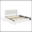 Lit plateforme tapissier grand avec rangement Anda