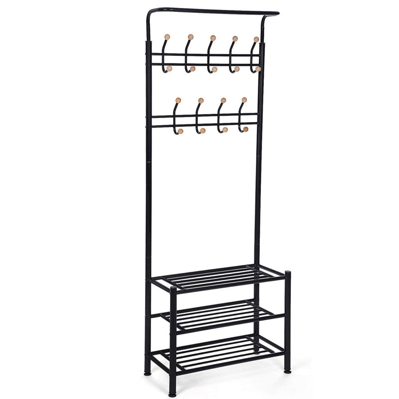 Akke Hall Tree 68.8cm Wide, Black