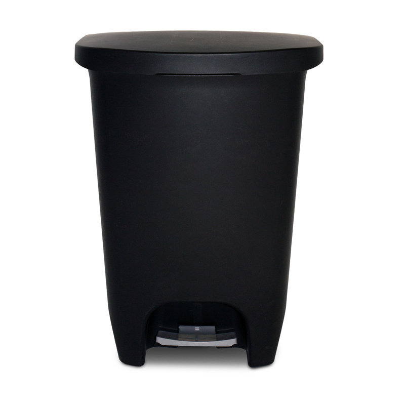 Poubelle en plastique GLAD 13 gallons, Blanc