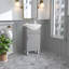 Meuble-lavabo compact avec lavabo en céramique Marinino-112619216