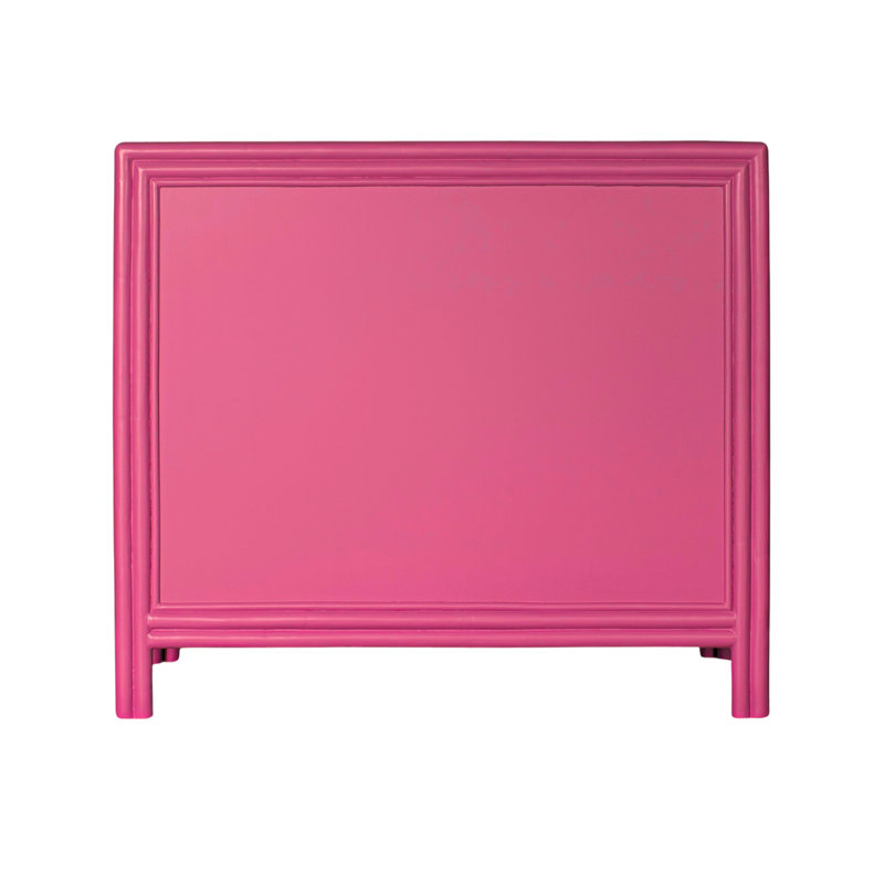 Aruba 4 - Drawer Nightstand, Hot Pink