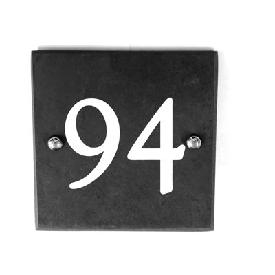 Bartlum 15cm H Slate House Number