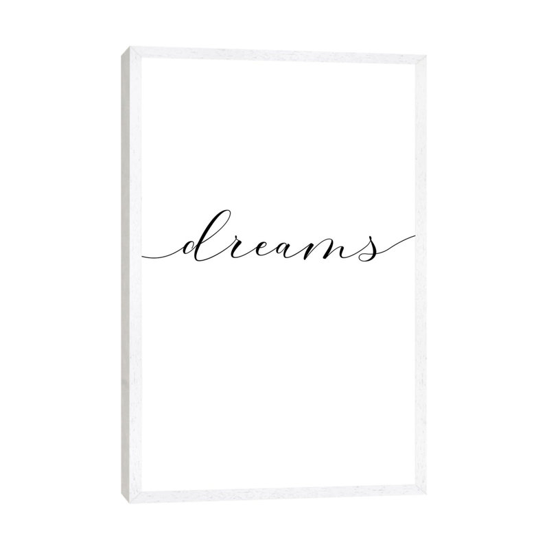 Sweet Dreams II - Print on Canvas, 152.5 cm H x 101.5 cm W, White Framed
