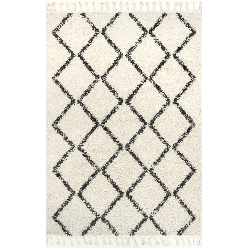 Laudalino Moroccan Indoor Rug, Rectangle 9'2" x 12'