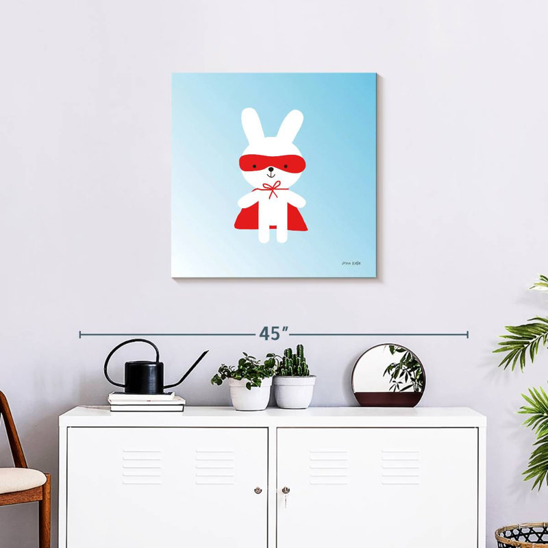 Ashelle Rabbit Super Hero, H 24 po x l 24 po