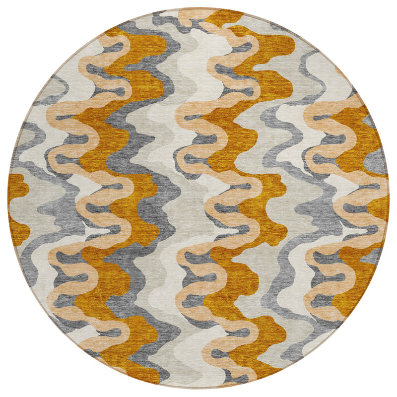 Tapis rond rond 8 po