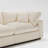 Abramson Beige L-Shaped Modular Reversible Cloud Sofa-1317561446