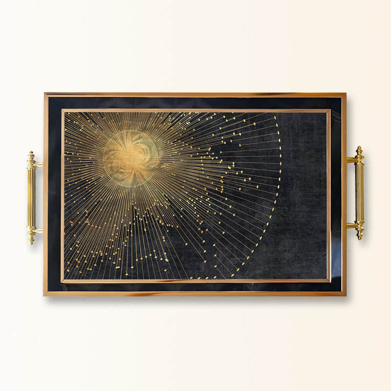Élégant plateau en verre de 19,7 po x 11,4 po x 1,4 po | Fabrication 100% verre durable | Facile à nettoyer avec un chiffon humide | Idéal pour le service, la présentation décorative et l'organisation | Ajout élégant à la décoration intérieure