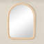 Paloma Flat Rattan Wall Mirror