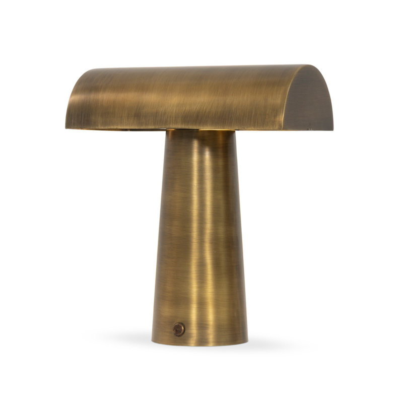 Lumo Table Lamp, Aged Antique Brass Iron