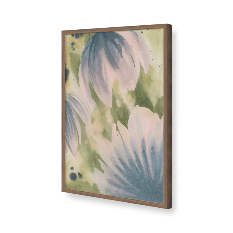 «Beneath the Wildflowers I» par Grace Popp, reproduction d'art, H 18 po x l 12 po, Doré